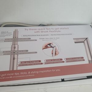 Shark FlexStyle Hair Dryer and Styler - Silver Open Box Lightly Used